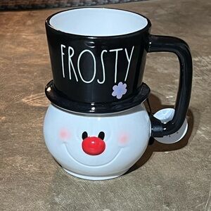 Rae Dunn Frosty Snowman Mug with Black Hat